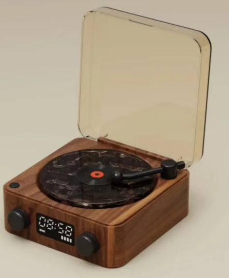 Retro Turntable Speaker - Projection Lamp Effect