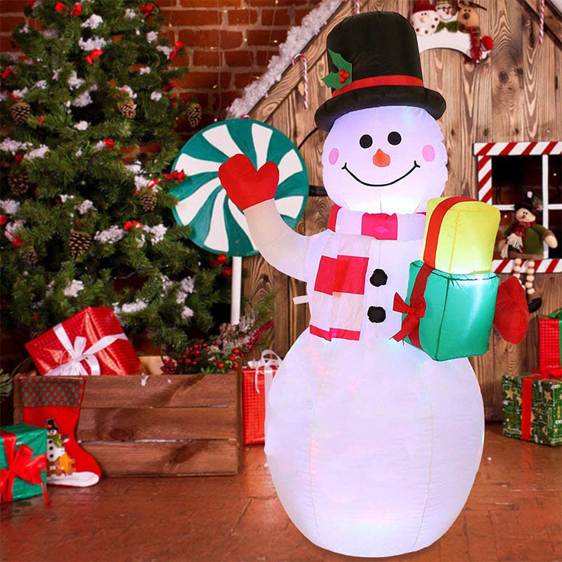 Christmas Glowing Inflatable Snowman