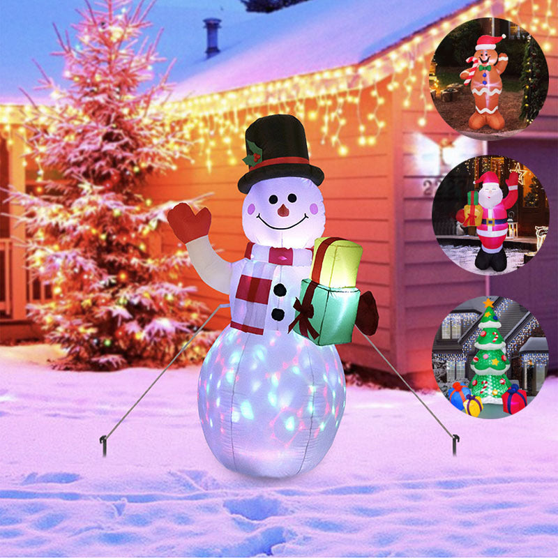 Christmas Glowing Inflatable Snowman