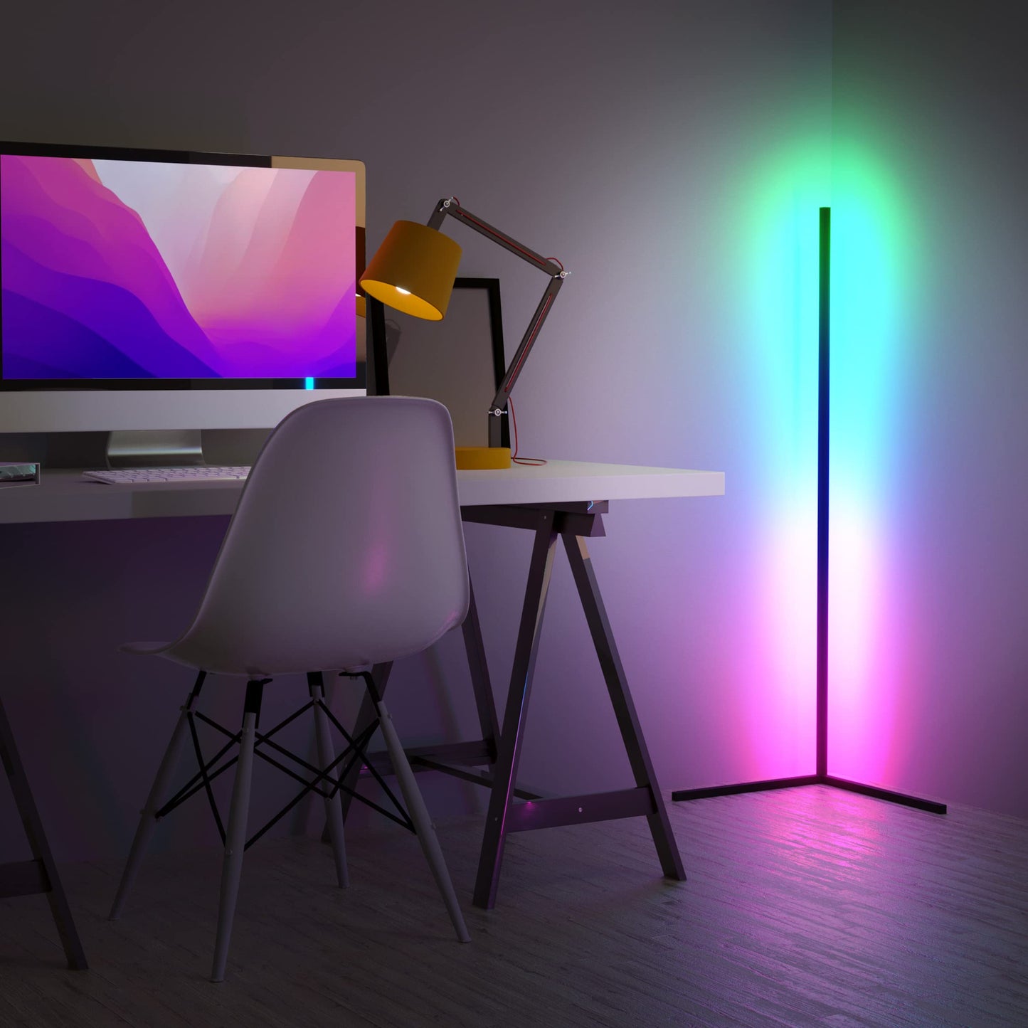 Corner Floor LED Lamp