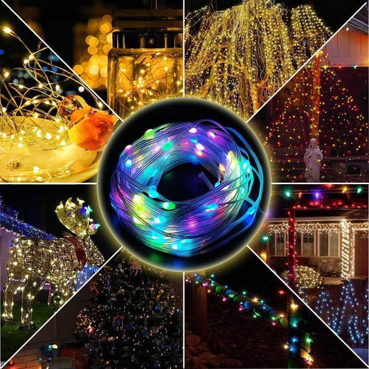 RGB Christmas Tree Decorative Light String