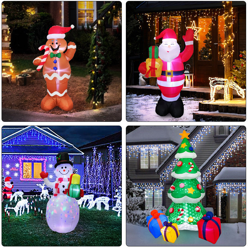 Christmas Glowing Inflatable Snowman